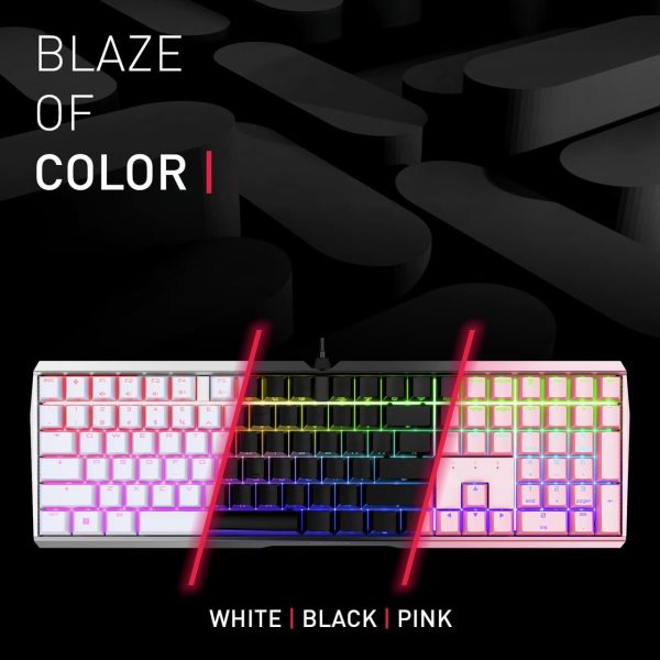 CHERRY MX Board 3.0 S Wired Mechanical Keyboard Aluminum Housing MX Red Silent Switches for Gaming and Office - Image 4