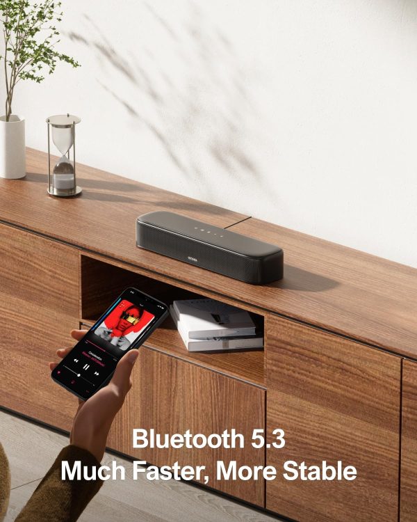 ULTIMEA 5.1 Sound Bar with Virtual Surround Sound System for TV, Sound Bar for Smart TV with 2 Surround Speakers for Home Theater, App Control, Wired Subwoofer, Peak Power 250W, Opt/AUX/BT, Aura A30 - Image 9